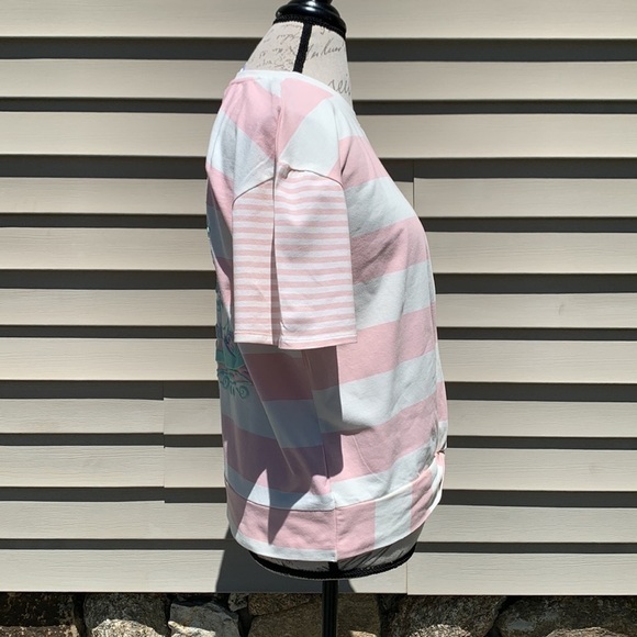 HER universe disney the little mermaid 30th anniversary striped twist front top - Picture 7 of 15